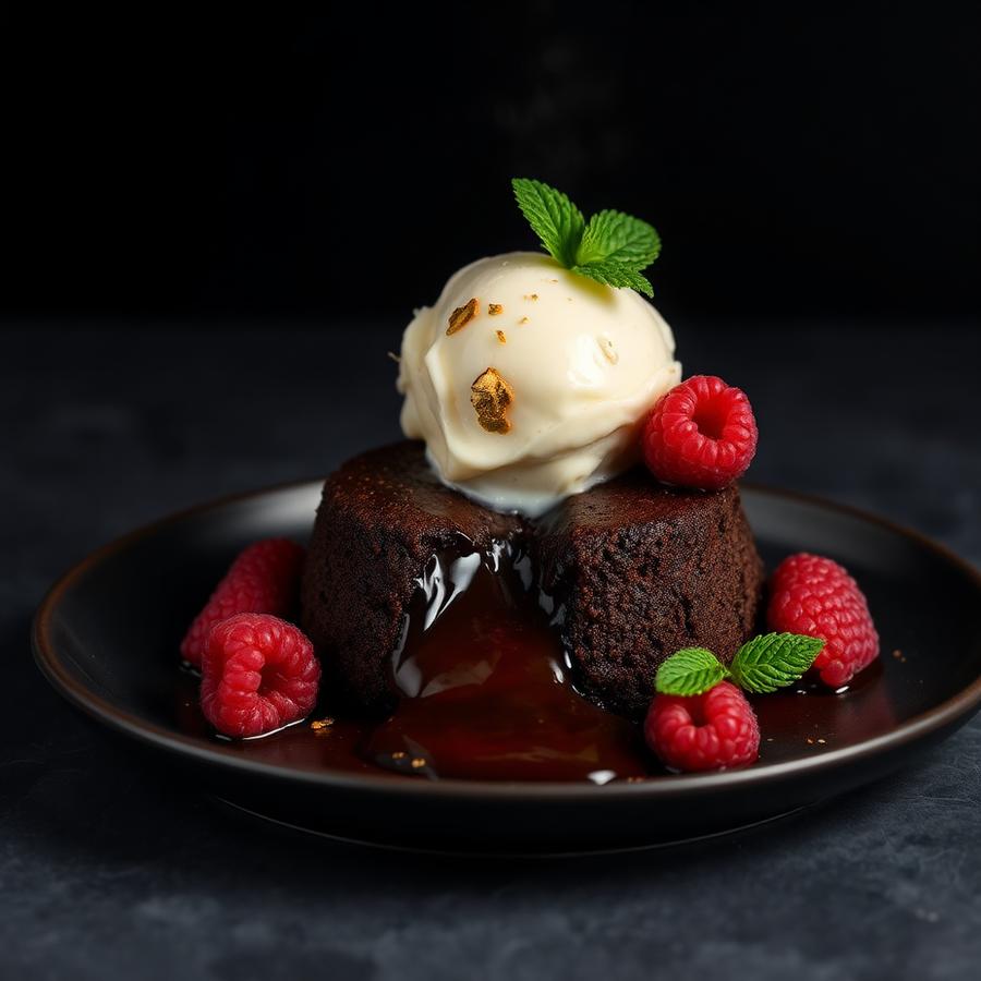 Molten Gold Cake